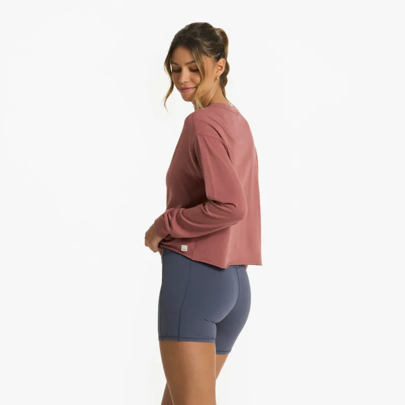 Long-Sleeve Coast Tee | Rosewood sold by Vuori