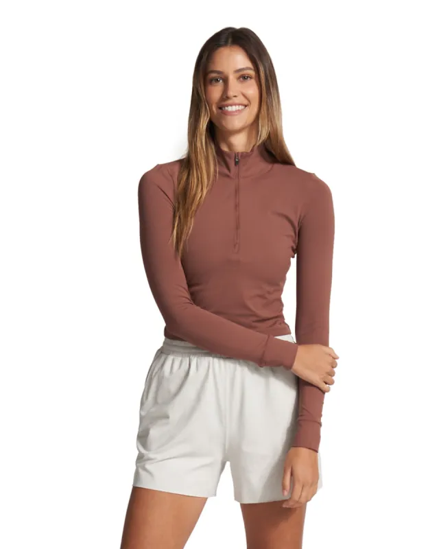 Studio Half Zip | Hazelnut sold by Vuori