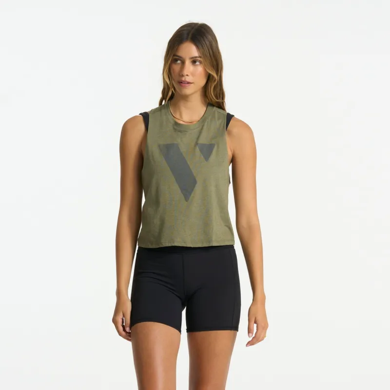 V1 Mod Tank | Olive Heather sold by Vuori
