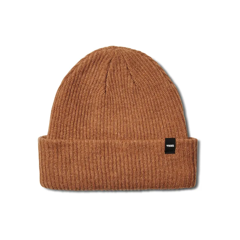 Douglas Beanie | Camel Heather sold by Vuori