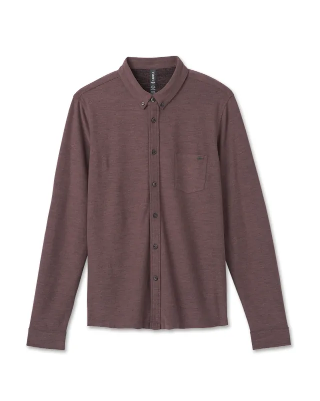 Long Sleeve Ace Button Down | Hazel sold by Vuori