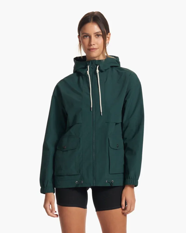 Elijo Rain Jacket | Grass sold by Vuori