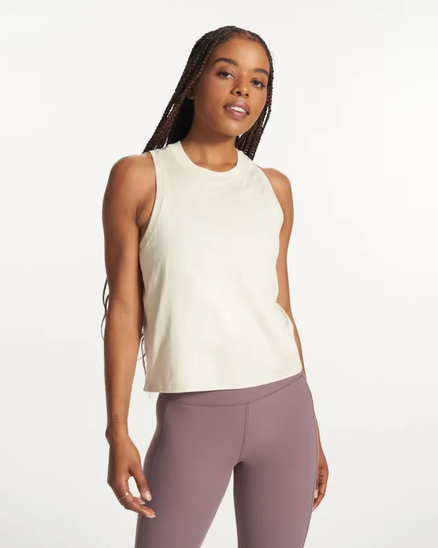 Energy Top | Bone Heather sold by Vuori