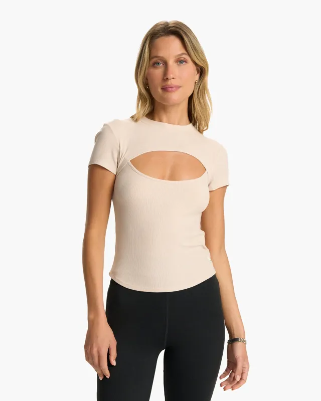 Cove Cut Out Tee | Dune sold by Vuori