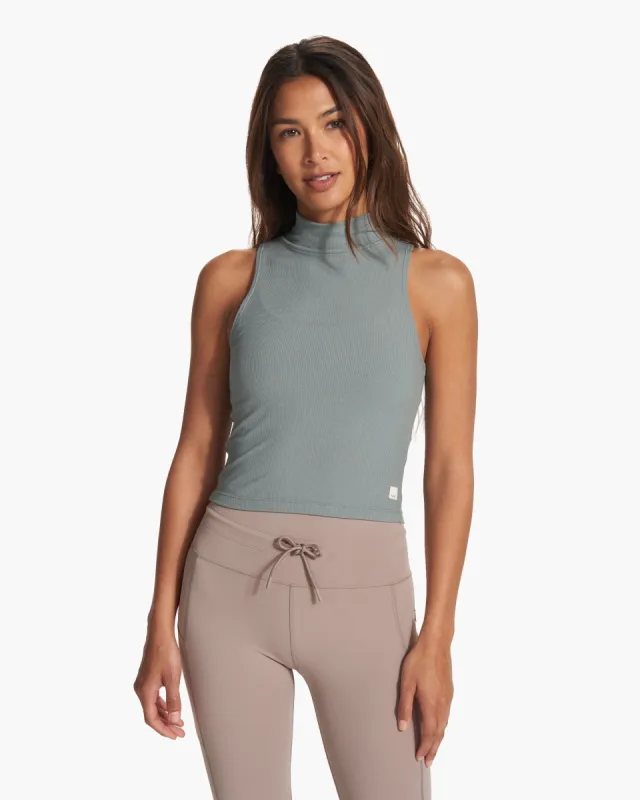 Cove Funnel Neck Tank | Fern sold by Vuori