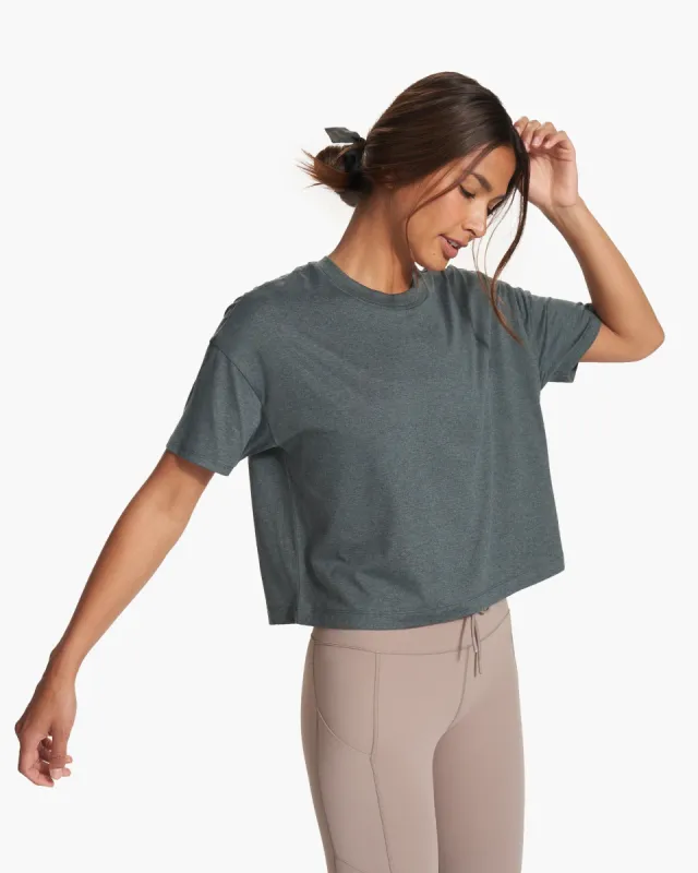 Energy Tee | Cape Heather made by Vuori