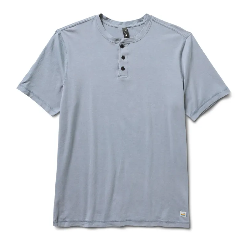 Short Sleeve Ever Henley | Light Cloud sold by Vuori