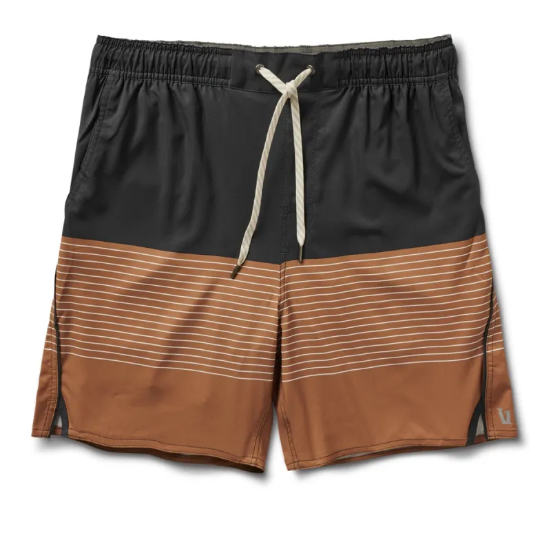 Trail Short | Camel Stripe sold by Vuori