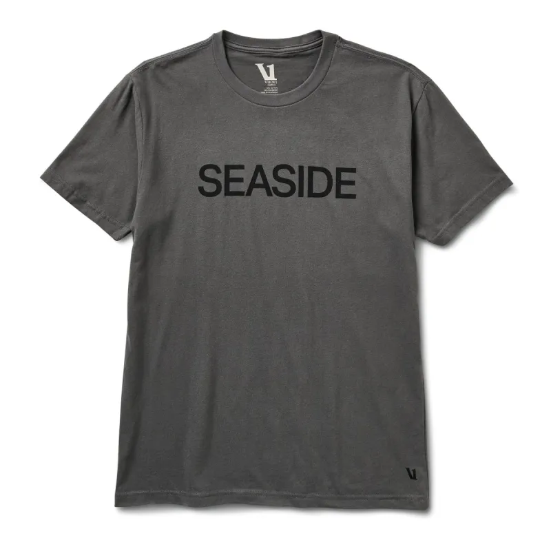 Seaside Tee | Charcoal sold by Vuori