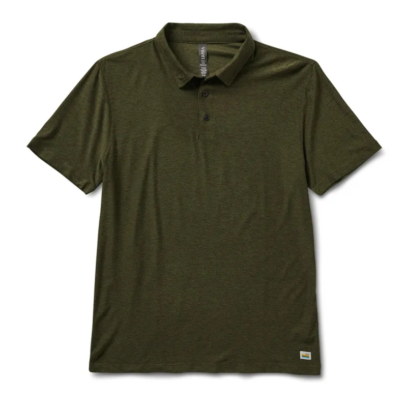Strato Tech Polo | Forest Heather sold by Vuori