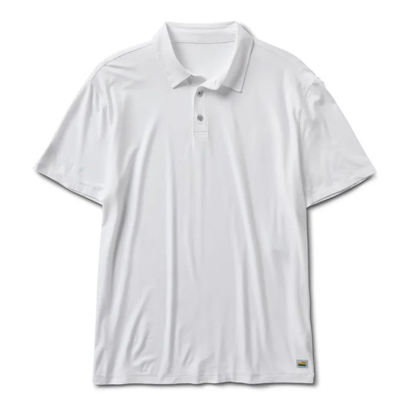 Strato Tech Polo | White sold by Vuori