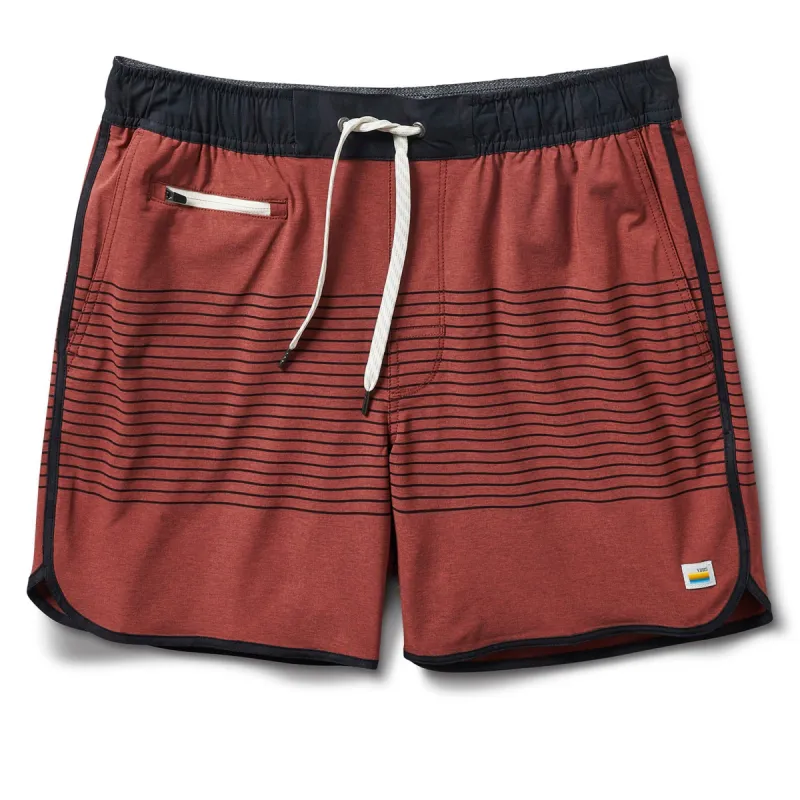 Banks Short 5" | Currant Stripe sold by Vuori