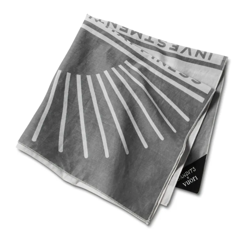 Happiness Bandana | Light Grey sold by Vuori