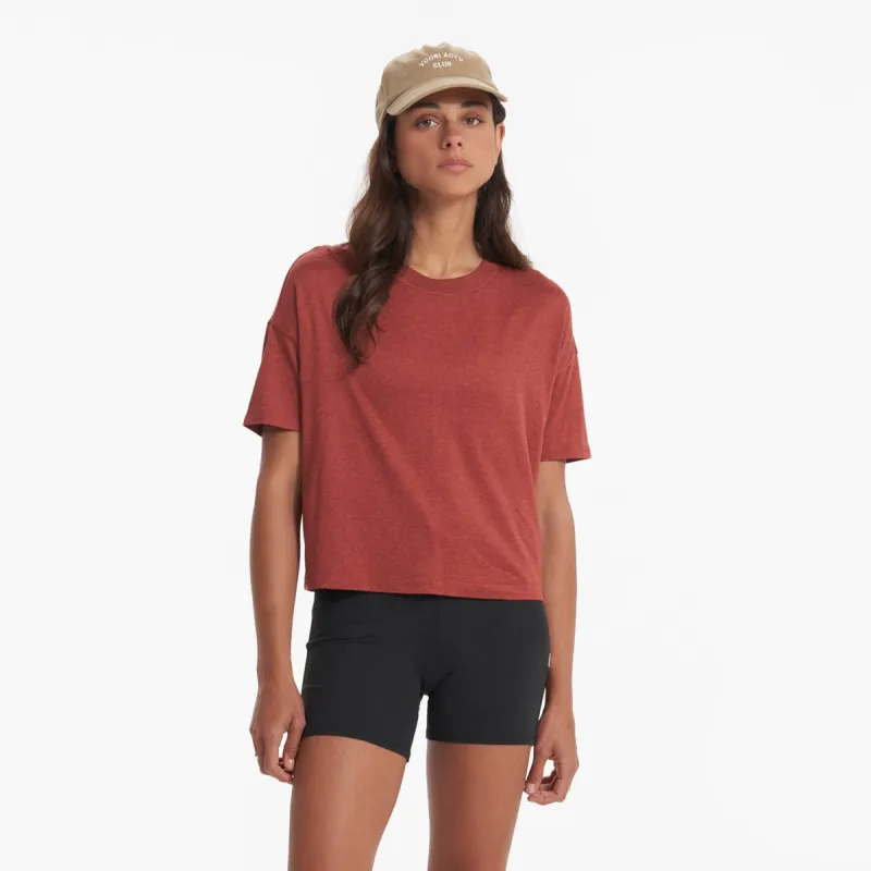 Energy Tee | Currant Heather sold by Vuori