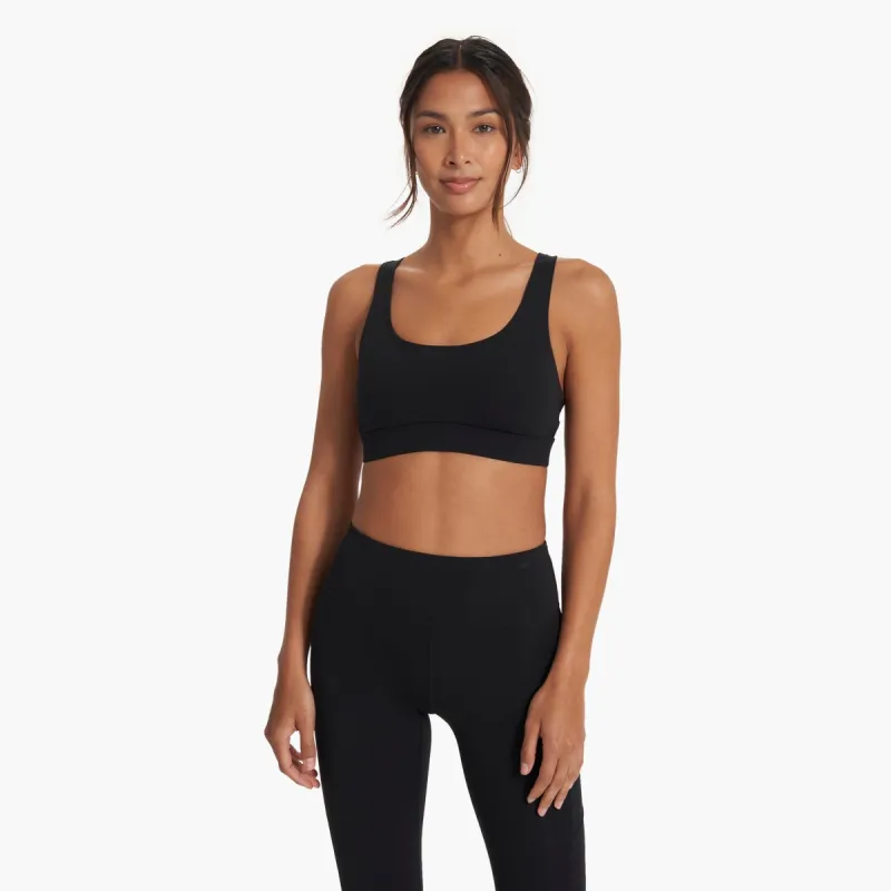 Stride Bra | Black sold by Vuori