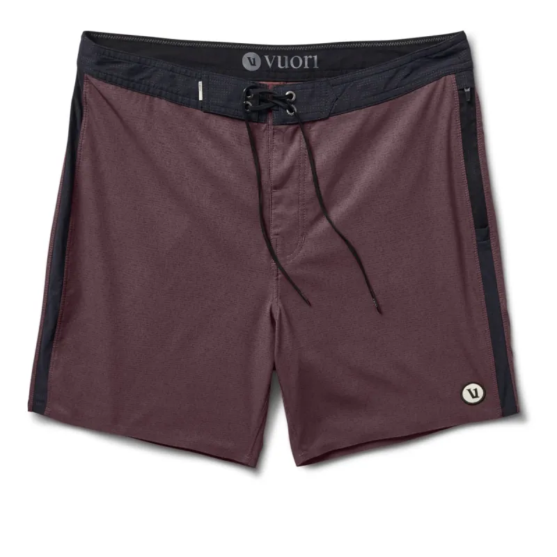 Peak Boardshort | Chestnut Dashed Lines sold by Vuori
