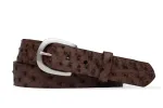 Ostrich with Antique Nickel Buckle sold by W. Kleinberg