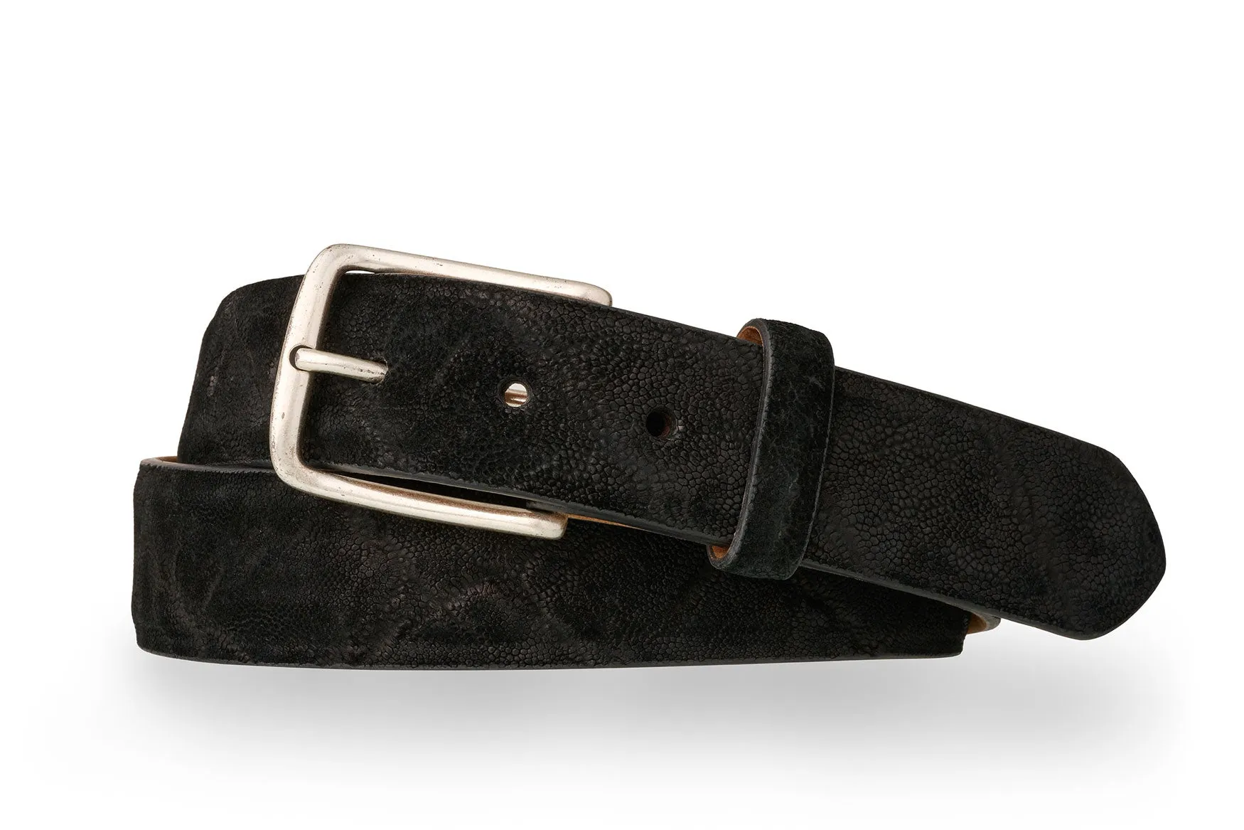 Elephant Belt with Antique Silver Buckle sold by W. Kleinberg product image thumbnail 3