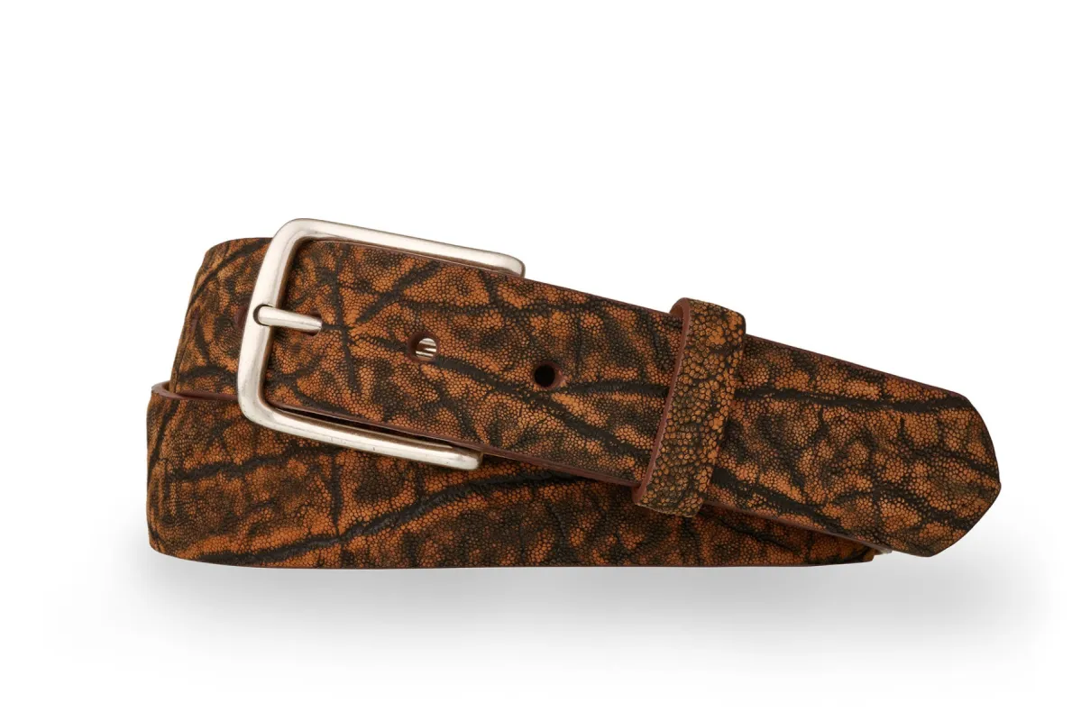 Elephant Belt with Antique Silver Buckle sold by W. Kleinberg