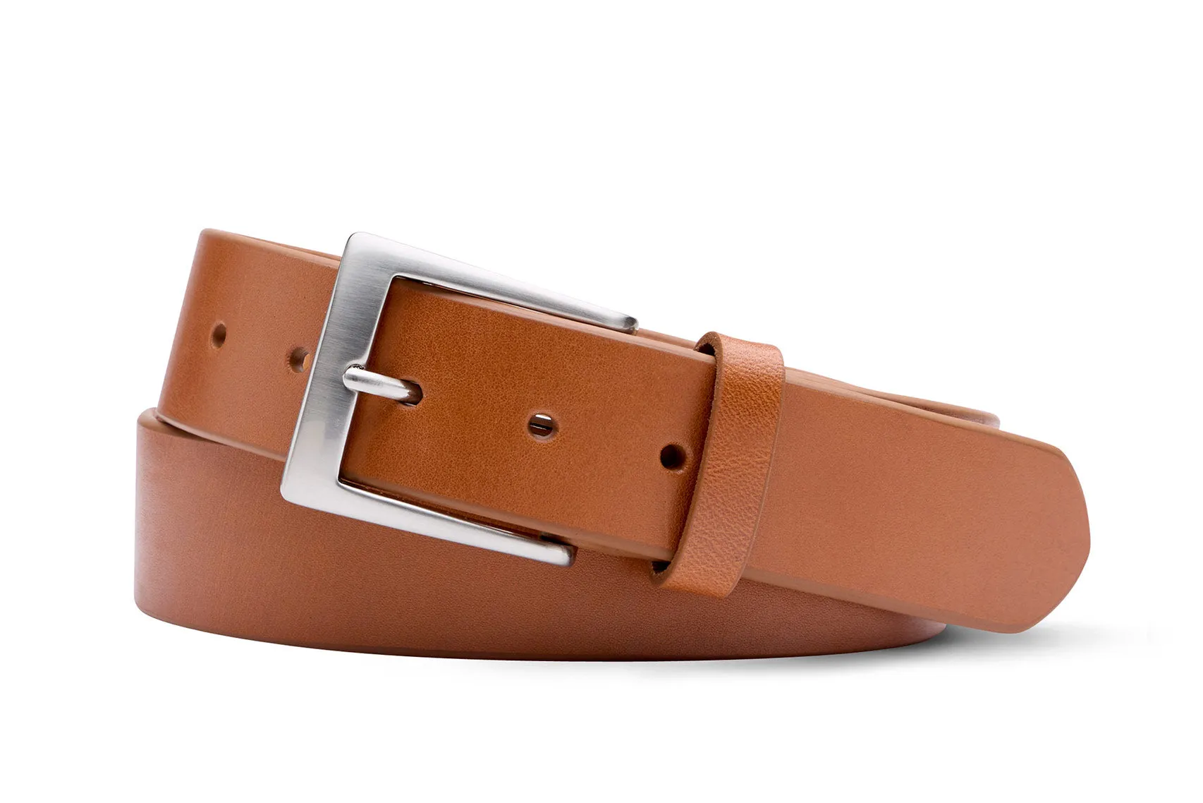 Venice Calf Belt with Brushed Nickel Buckle sold by W. Kleinberg product image thumbnail 3