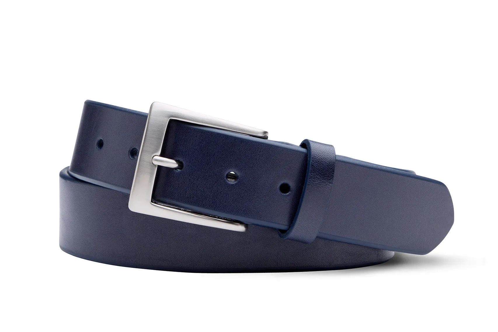 Venice Calf Belt with Brushed Nickel Buckle sold by W. Kleinberg product image thumbnail 4