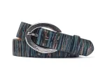 Chateau Calf Belt with Antique Silver or Brass Buckle sold by W. Kleinberg