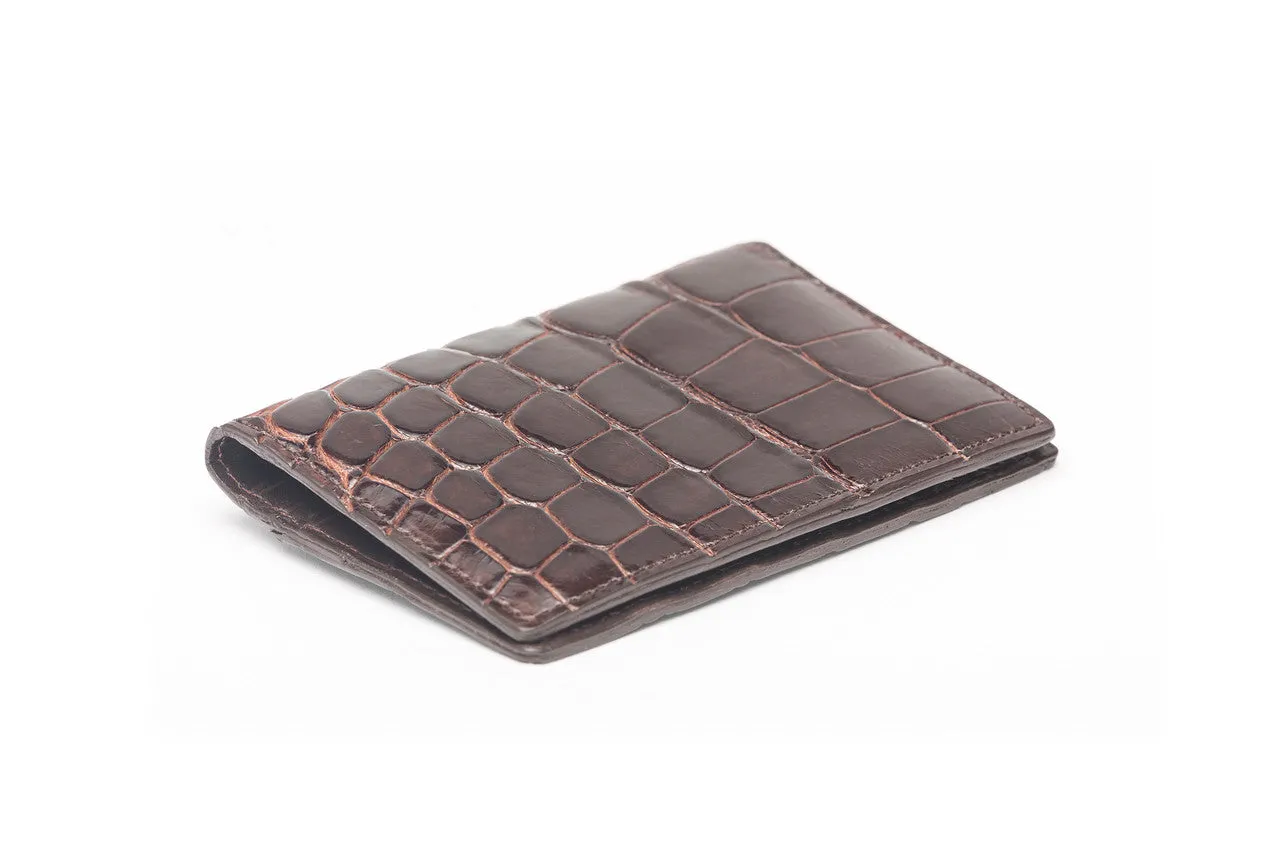 Glazed Alligator Credit Card ID Case sold by W. Kleinberg product image thumbnail 2