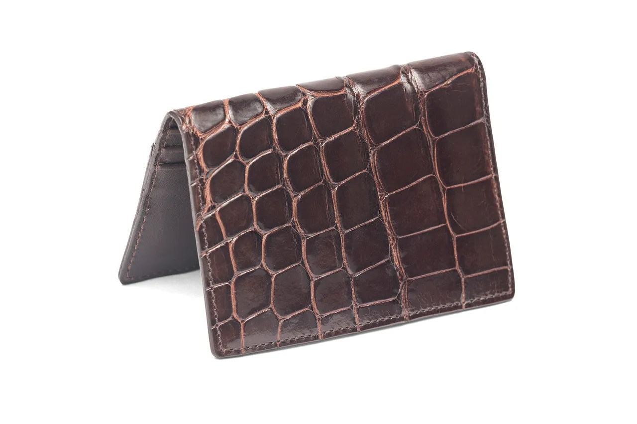Glazed Alligator Credit Card ID Case sold by W. Kleinberg