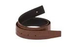 Matte Alligator and Pebbled Calf Reversible H Strap sold by W. Kleinberg