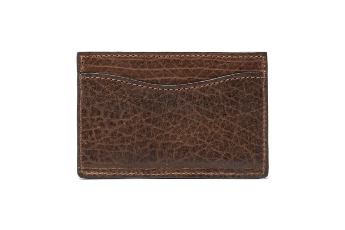 Bison Flat Card Case sold by W. Kleinberg