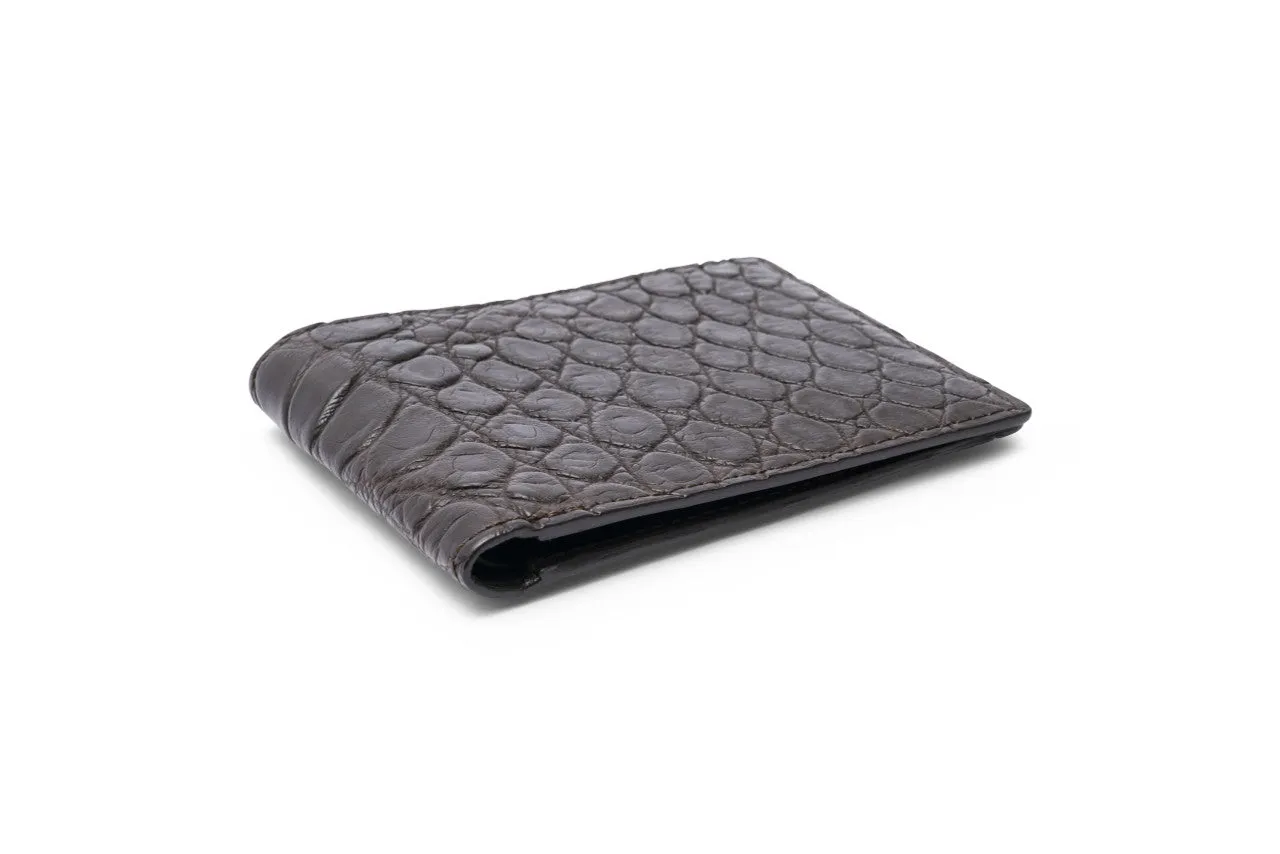 Matte Alligator Bifold Wallet sold by W. Kleinberg product image thumbnail 2