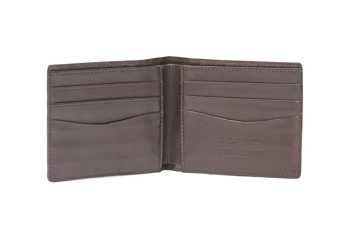 Glazed Alligator Bifold Wallet sold by W. Kleinberg product image thumbnail 5