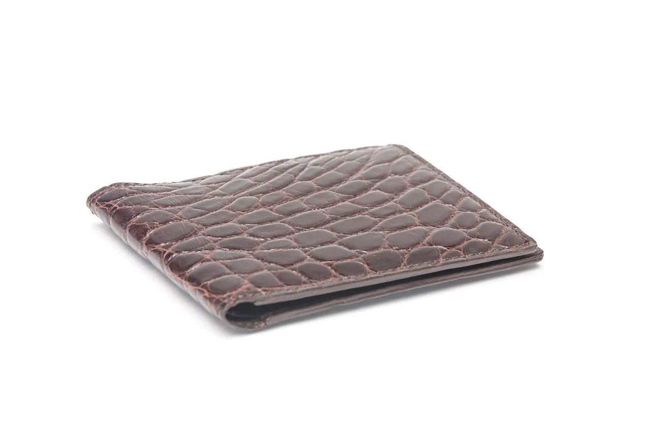 Glazed Alligator Bifold Wallet sold by W. Kleinberg product image thumbnail 4
