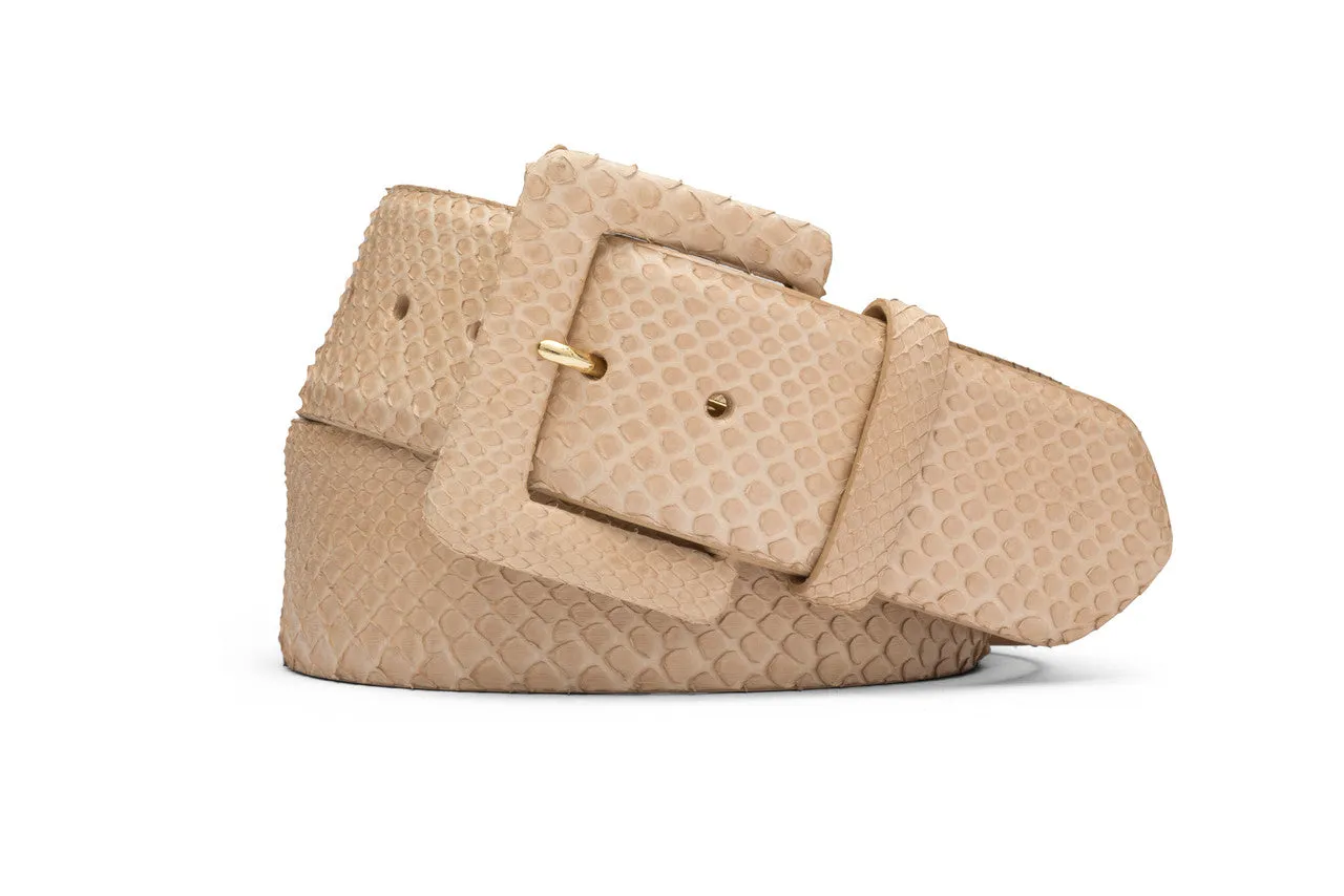 Python Belt with Covered Buckle sold by W. Kleinberg product image thumbnail 2