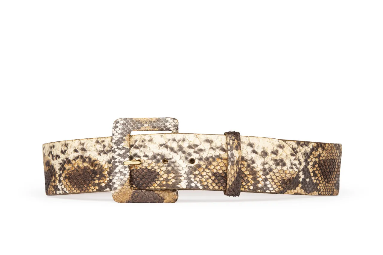 Python Belt with Covered Buckle sold by W. Kleinberg product image thumbnail 4