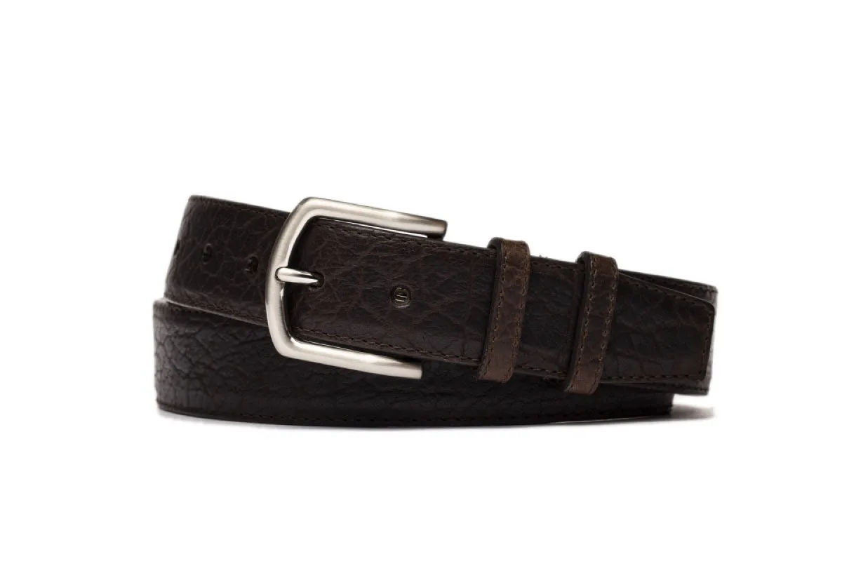 Tucson American Bison Belt with Nickel Buckle sold by W. Kleinberg