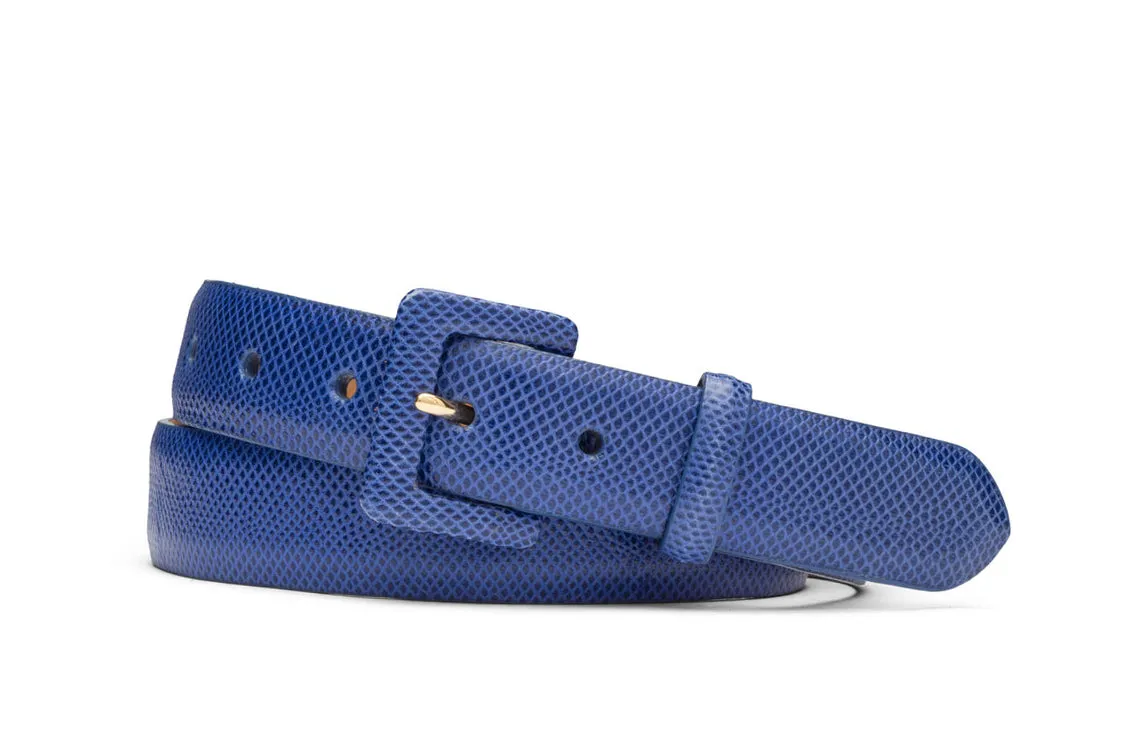 Narrow Karung Belt with Covered Buckle sold by W. Kleinberg product image thumbnail 2