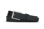 Semi-Matte Calf Belt with Brushed Nickel Buckle sold by W. Kleinberg