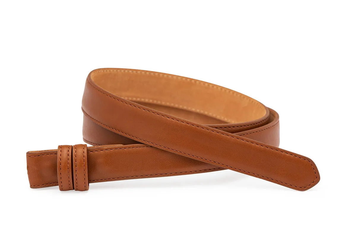 Extra-Long Nappa Calf Slide Belt Strap sold by W. Kleinberg product image thumbnail 3