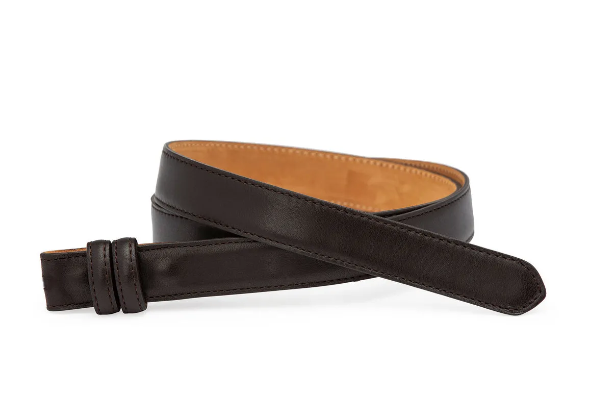 Extra-Long Nappa Calf Slide Belt Strap sold by W. Kleinberg product image thumbnail 2