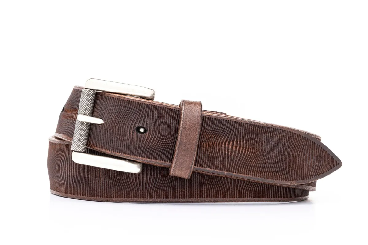 Italian Waves Belt with Antique Silver Buckle sold by W. Kleinberg