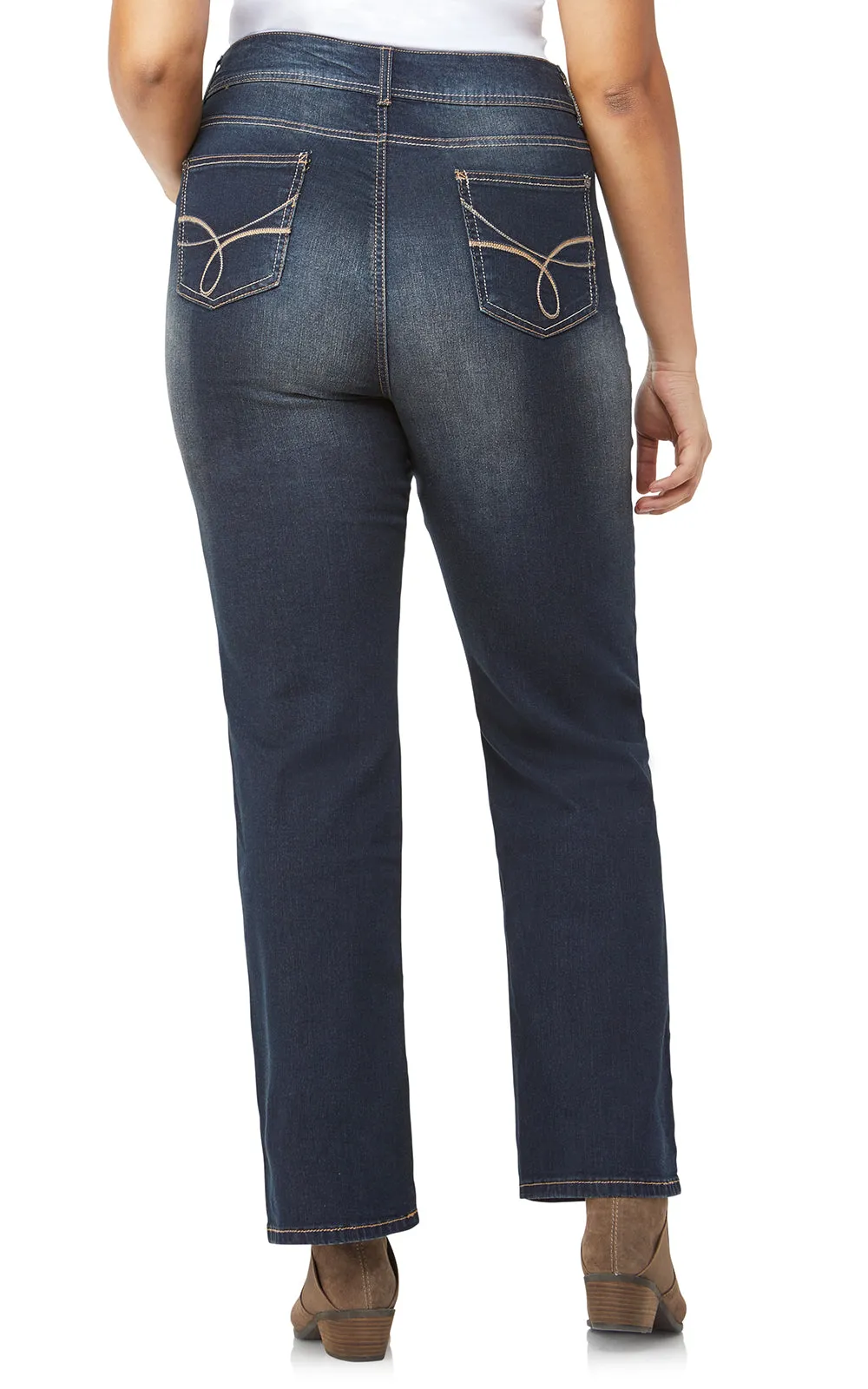 Plus InstaStretch® Luscious Curvy Bootcut Jeans sold by Wallflower product image thumbnail 3