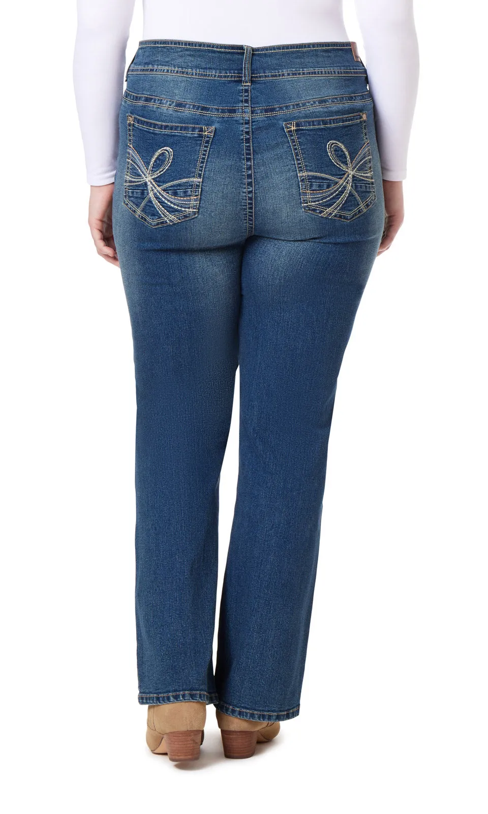 Plus InstaStretch® Luscious Curvy Bootcut Jeans sold by Wallflower product image thumbnail 3