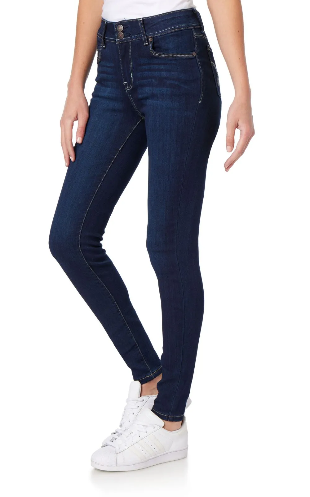 InstaSoft® Ultra Fit Skinny Jeans sold by Wallflower product image thumbnail 3