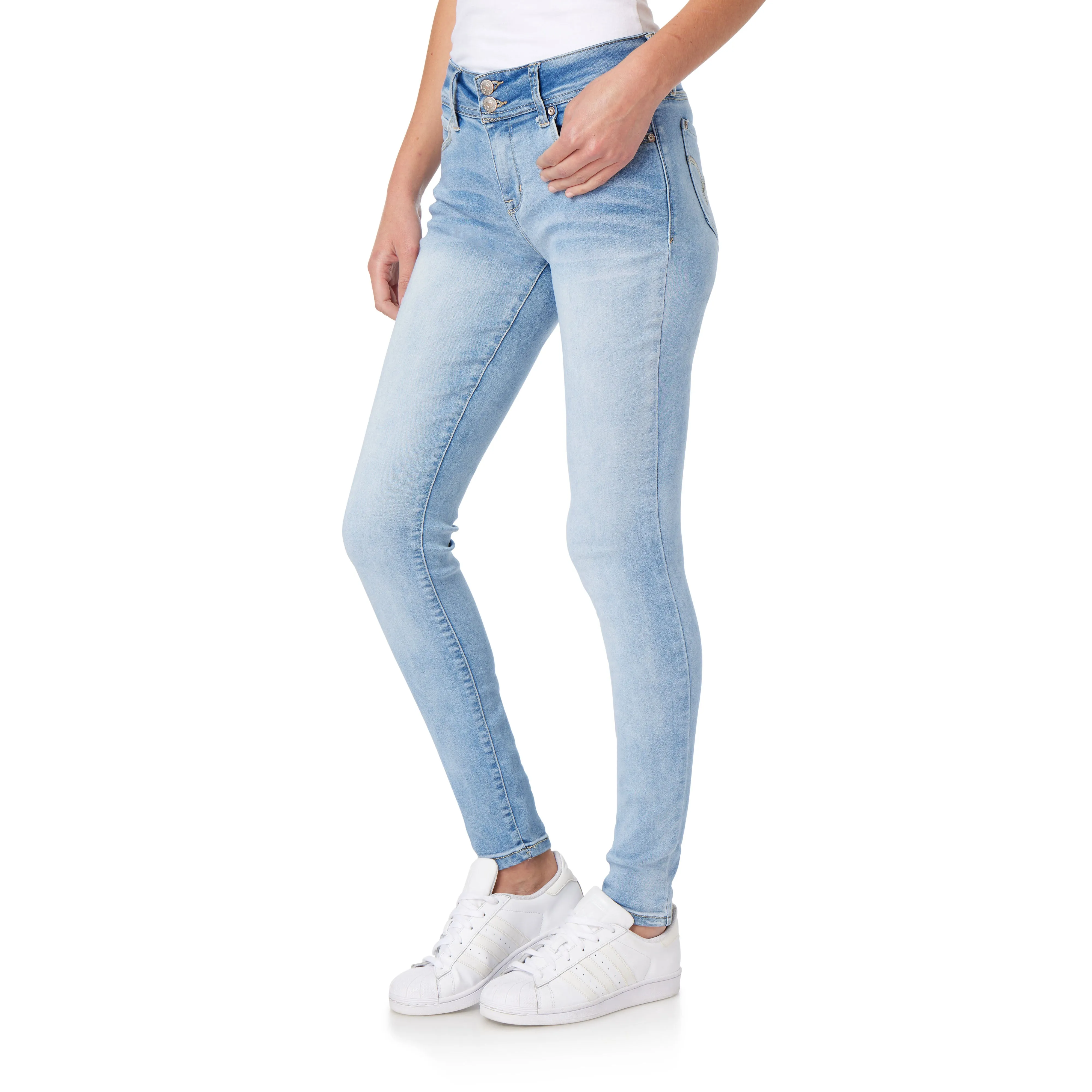 InstaSoft® Ultra Fit Skinny Jeans sold by Wallflower product image thumbnail 4