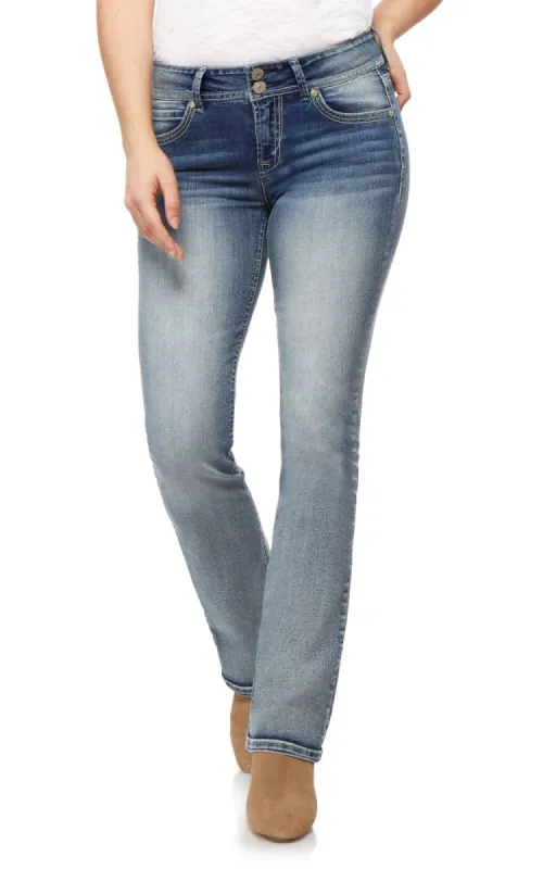 InstaStretch® Luscious Curvy Bootcut Jeans sold by Wallflower