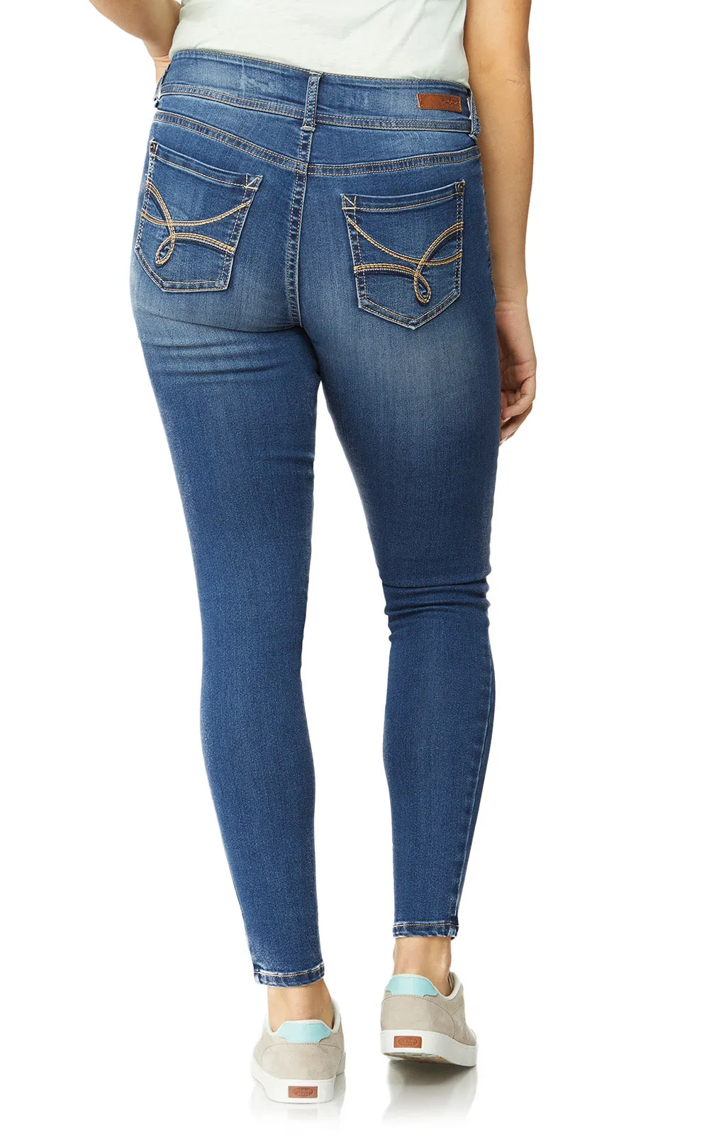 InstaSoft® Ultra Fit Skinny Jeans sold by Wallflower product image thumbnail 3