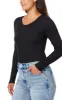 Rib Knit Bodysuit sold by Wallflower