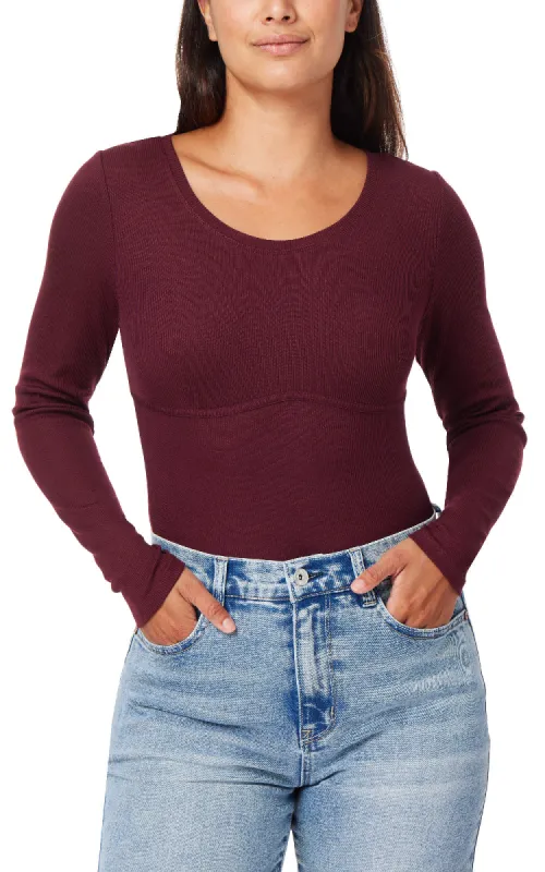 Rib Knit Bodysuit sold by Wallflower