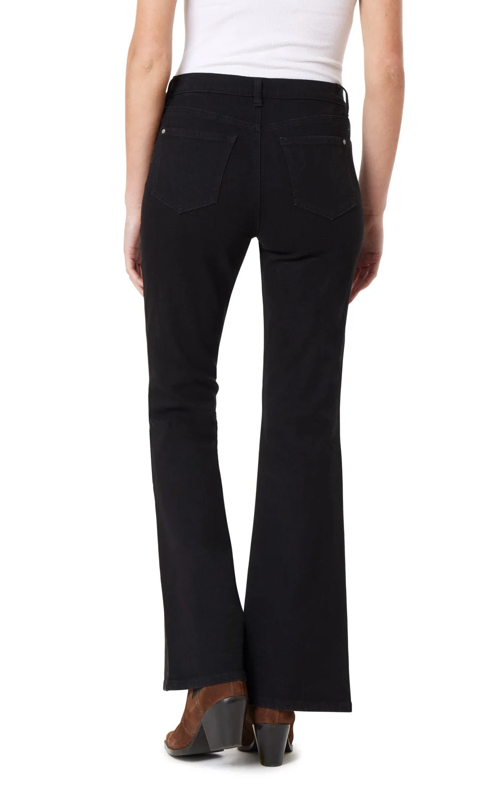 InstaVintage Fearless Curvy High Rise Super Flare sold by Wallflower product image thumbnail 4